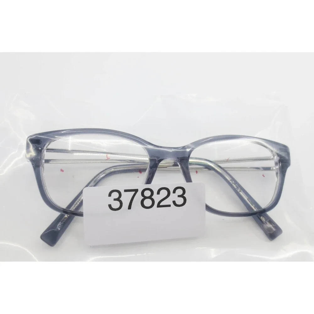 Jones New York VJOP250 Grey Silver Split Temple Eyeglass Frames 49-17-140 Womens